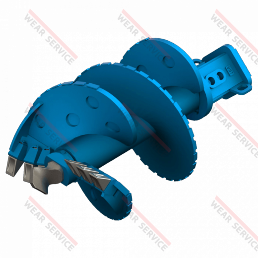 Шнек простой двухзаходный SB - 2, D2 - 900 мм