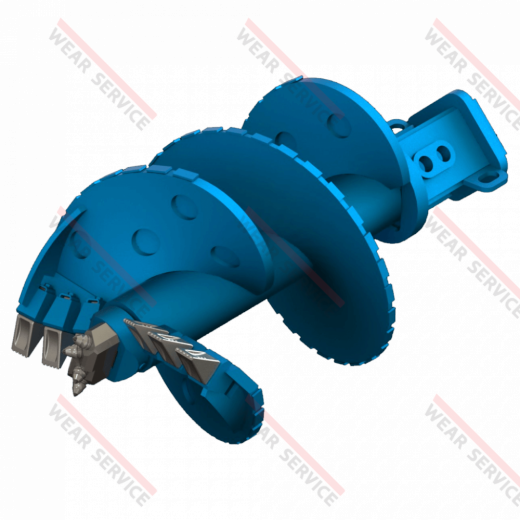 Шнек усиленный двухзаходный SBF - 2K, D2 - 1060 мм