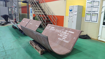Загрузочные ванны для мусоровозов из стали HARDOX 450